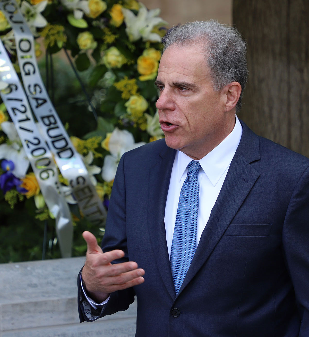 IG Horowitz at Sentner Memorial
