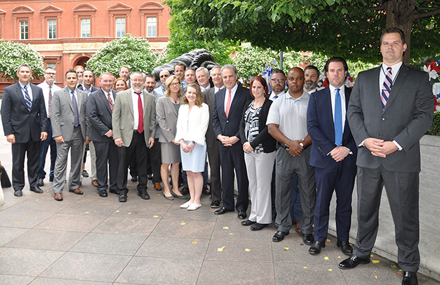 Group at Sentner memorial