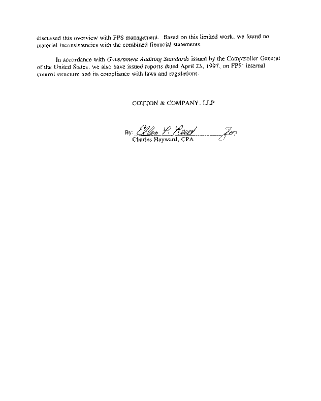 Independent Auditors' Report On Principal Financial Statements