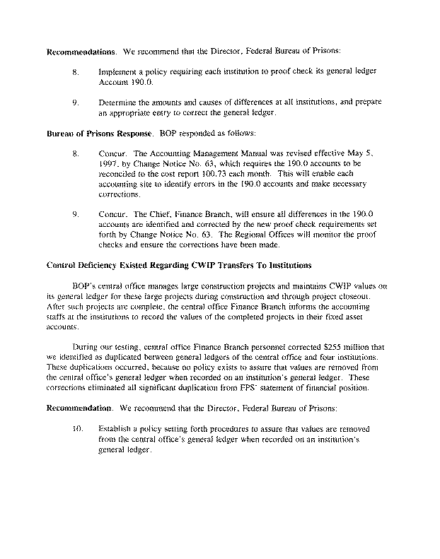 Independent Auditors' Report On Internal Control Structure