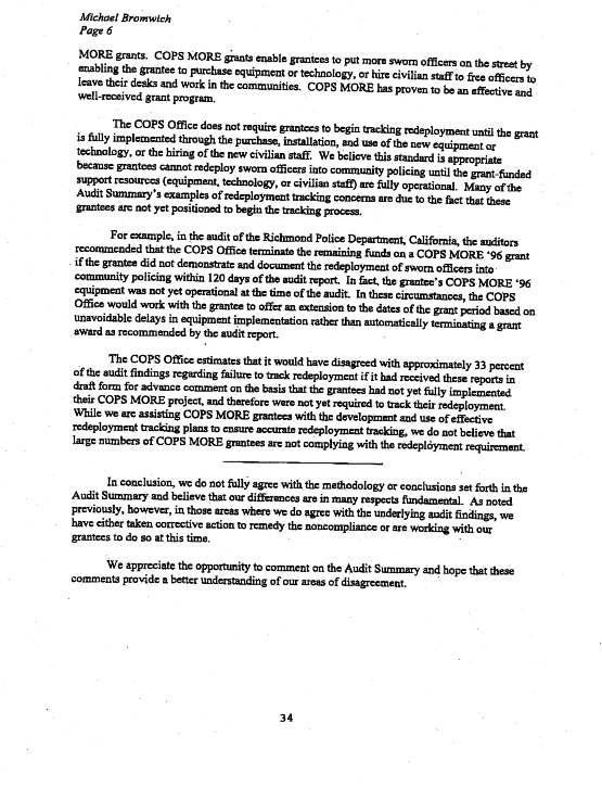 COPS/OJP Reponse Page 6 - 991456.gif