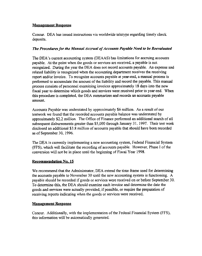 Independent Auditor's Report on Internal Controls