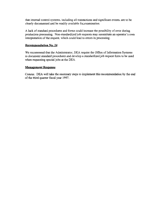 Independent Auditor's Report on Internal Controls