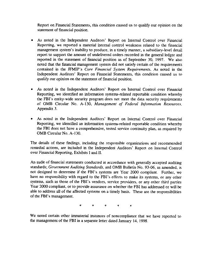 Independent Auditors' Report on Compliance with Laws and Regulations (continued)