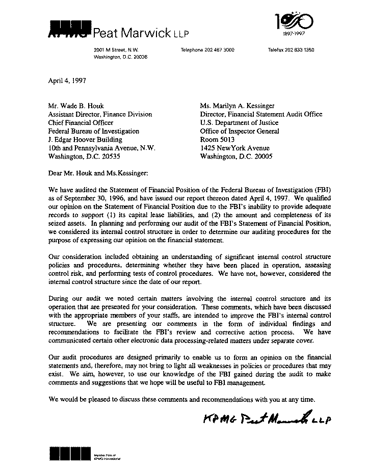 Management Letter