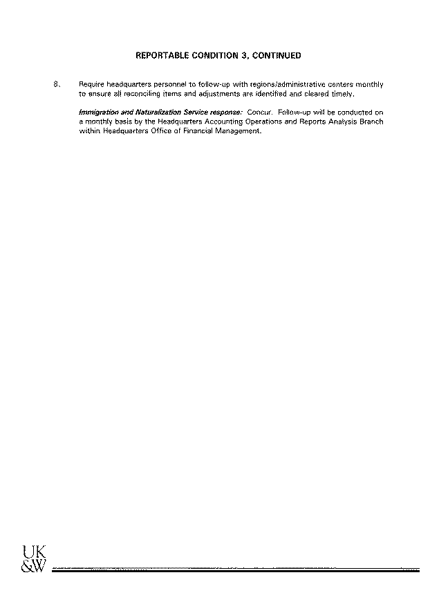 Independent Auditor's Report on Internal Control Structure
