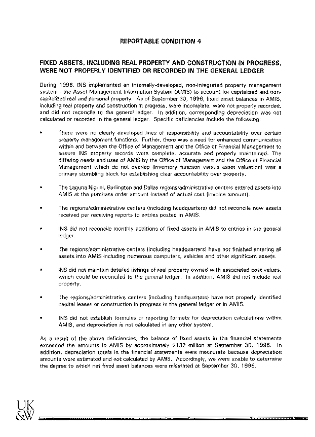 Independent Auditor's Report on Internal Control Structure