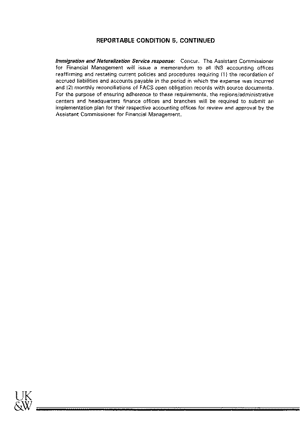 Independent Auditor's Report on Internal Control Structure