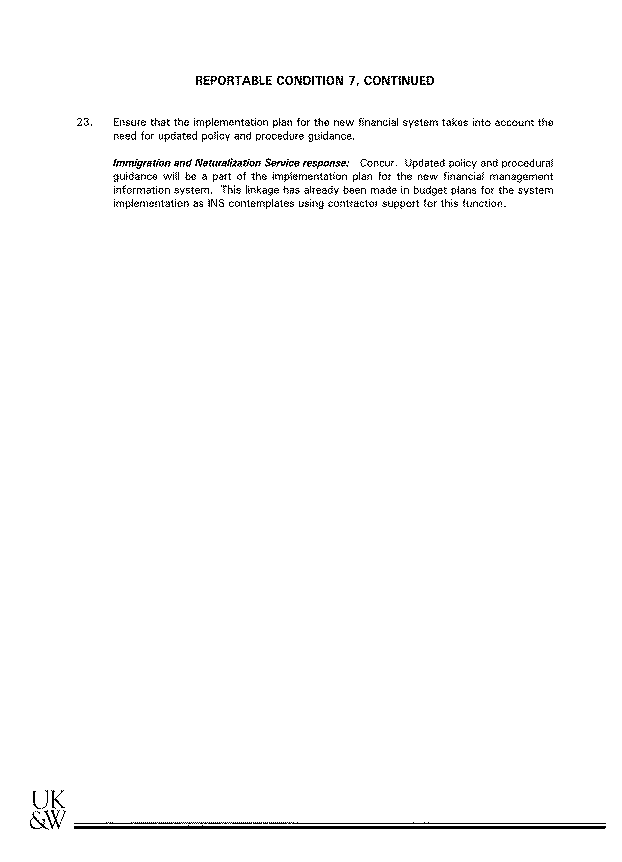 Independent Auditor's Report on Internal Control Structure