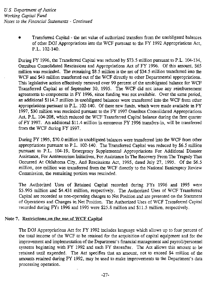 Notes to the Financial Statements